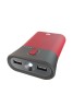 iFrogz Golite Traveler, 9000mAh Portable Charger and Flashlight for Smartphones and Tablets - Red